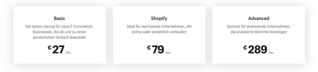 Shopify Transaktionsgebühren